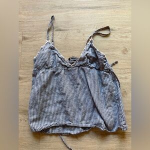 Brandy Melville Blue Striped Camisole